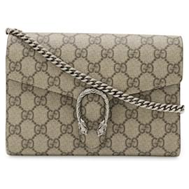 Portafoglio con catena 2way Gucci Dionysus GG Supreme