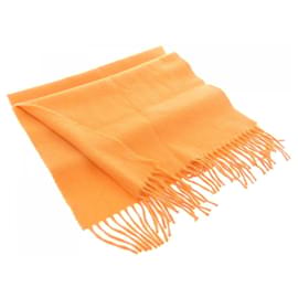 Stola in cashmere Hermès arancione