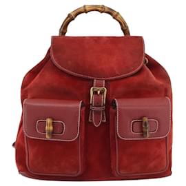Gucci Vintage Bamboo Suede Medium