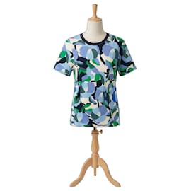 Marimekko x Monoprix T-Shirt mit abstraktem Blumenprint