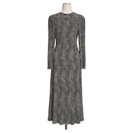 Abito in viscosa stampato bianco e nero Isabel Marant