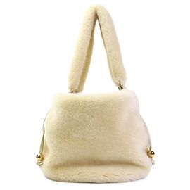 Borsa a tracolla Bottega Veneta color crema