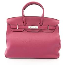Hermès Borsa Hermes Birkin 35 in pelle Togo rosa