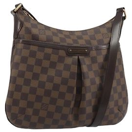 LOUIS VUITTON Damier Ebene Bloomsbury PM Shoulder Bag N42251 LV Auth ar14007 Borsa a tracolla