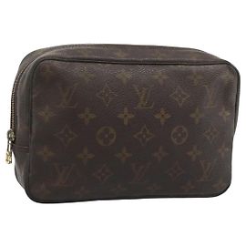LOUIS VUITTON Monogram Trousse Toilette 23 Clutch Bag M47524 LV Auth 190742