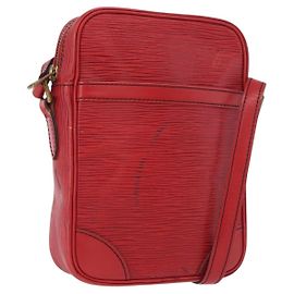 Borsa a Spalla LOUIS VUITTON Epi Danube Rosso M45637 LV Auth 191681