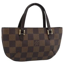 LOUIS VUITTON Damier Ebene Manosque GM Pouch N51120 LV Auth 191521A
