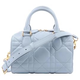 Borsa 2Way Dior Macrocanage Groove 20 in pelle blu