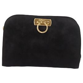Salvatore Ferragamo Gancini Chain Suede