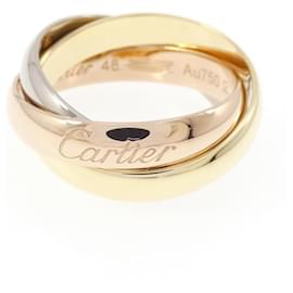 Cartier Trinity Ring aus 18K Rosé Weiß und Gelbgold