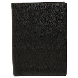 Hermès Cartera bi-fold Hermes en cuero Togo negro