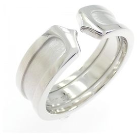Cartier C2 Small Band Ring aus Weißgold