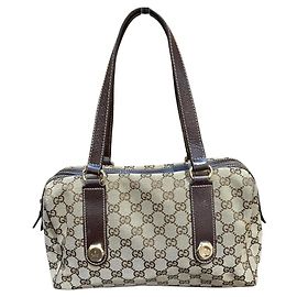 Borsa a mano Gucci GG Canvas e pelle