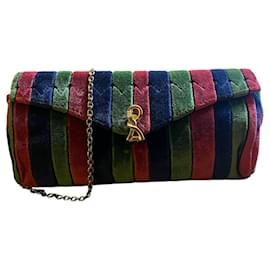 Roberta di Camerino Multicolor Velvet Handbag - Autre Marque