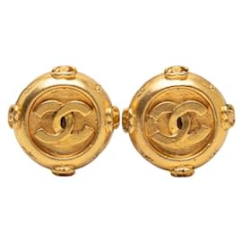 Orecchini Chanel Coco Mark placcati oro