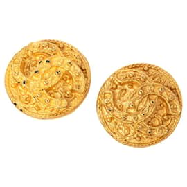 Orecchini a clip Chanel Vintage Coco Mark