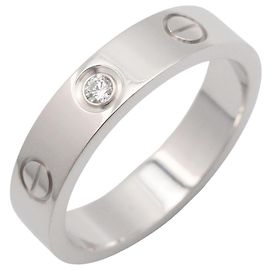 Bague Mini Love de Cartier en or blanc 18K