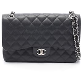 Chanel Large Matelassé Classic Double Flap Schultertasche