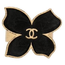 Chanel Coco Mark Flower Motif Ring