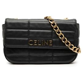 Borsa a tracolla Celine Matelassé Monochrome Chain - Céline