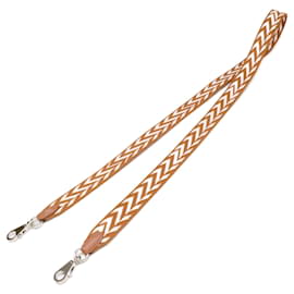 Hermes Gold Swift Leather Shoulder Strap - Hermès
