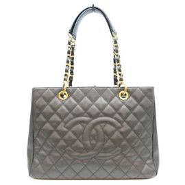 Chanel Black Caviar GST Tote Bag mit Goldbeschlägen
