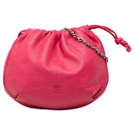 Borsa a tracolla con coulisse Loewe Anagram Drawstring Chain