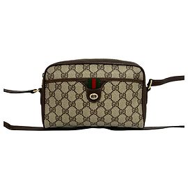 Mini borsa a tracolla Gucci Old Sherry Line con motivo logo GG