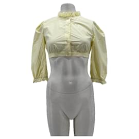 Autre Marque Top LIONESS de algodón amarillo S