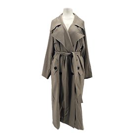 Autre Marque LAFAYETTE 148 Trenchcoat aus Wolle Braun