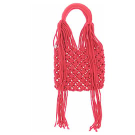 NANNACAY Tasche mit Fransen Rot - Autre Marque