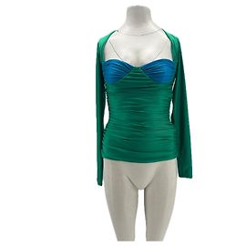 Autre Marque Top verde y azul LIRIKA MATOSHI