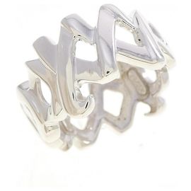 Tiffany & Co Anel Tiffany Kiss - Anel de banda Ouro Prata 925