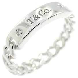 Tiffany HardWear Micro Link Ring aus Weißgold - Tiffany & Co