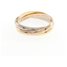 Anello Cartier Trinity in oro rosa bianco e giallo 18K