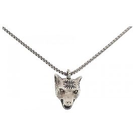 Collana testa di lupo Gucci