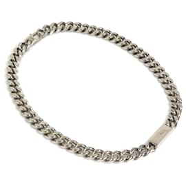 Collana in metallo argentato Fendi