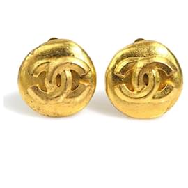 Orecchini a clip dorati Chanel
