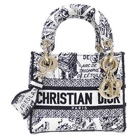 Christian Dior PLAN DE PARIS Lady D-Light Mini Handbag
