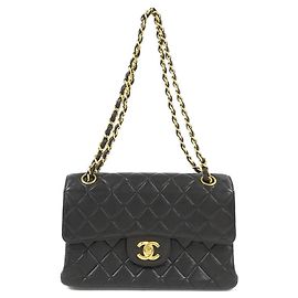 Chanel 06302 Schultertasche Schwarz
