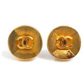 Chanel Gold Clip Earrings