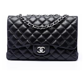 Chanel Black Jumbo Classic Lambskin Single Flap
