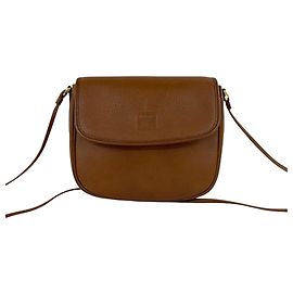 Borsa a tracolla Burberry in pelle marrone