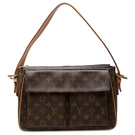 Louis Vuitton Marrone Monogram Viva Cite GM