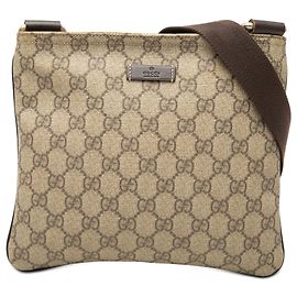 Gucci Beige GG Supreme Crossbody