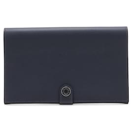 Hermès Blue Evergrain RMS Toutenmain Reisepasshülle