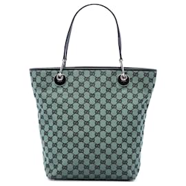 Tote Gucci Green GG Canvas Eclipse