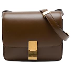 Celine Brown Small Calfskin Classic Box - Céline