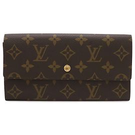 Portafoglio Lungo Louis Vuitton Marrone Monogram