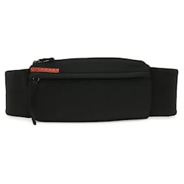 Marsupio Prada Sport in mesh e neoprene nero